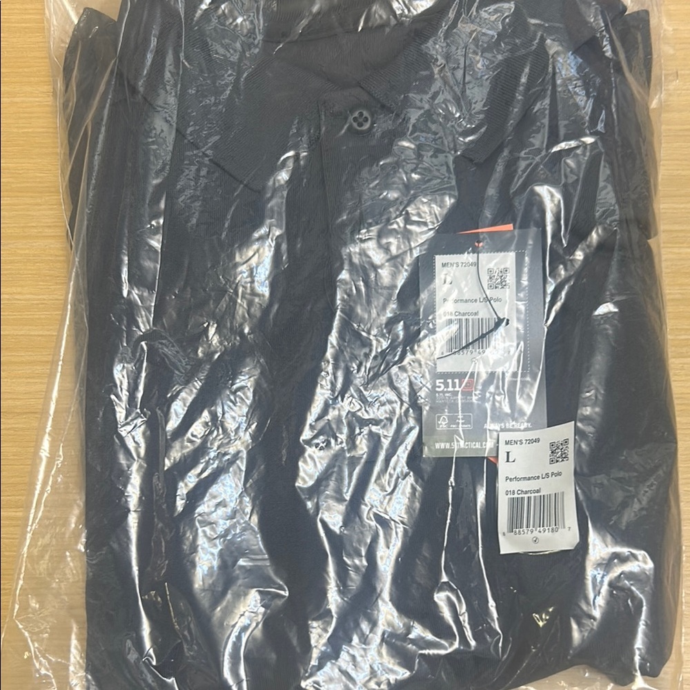 5.11 Tactical Men's Polo Shirt in Charcoal Performance